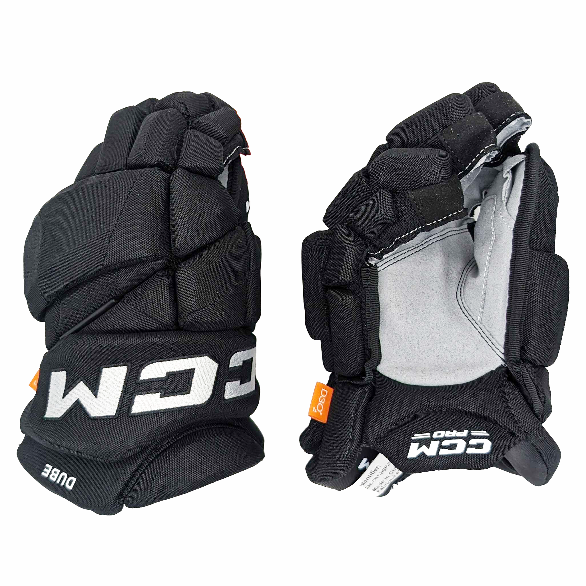 CCM HGJSPP - Gant NHL Pro Stock - Flames de Calgary (noir)